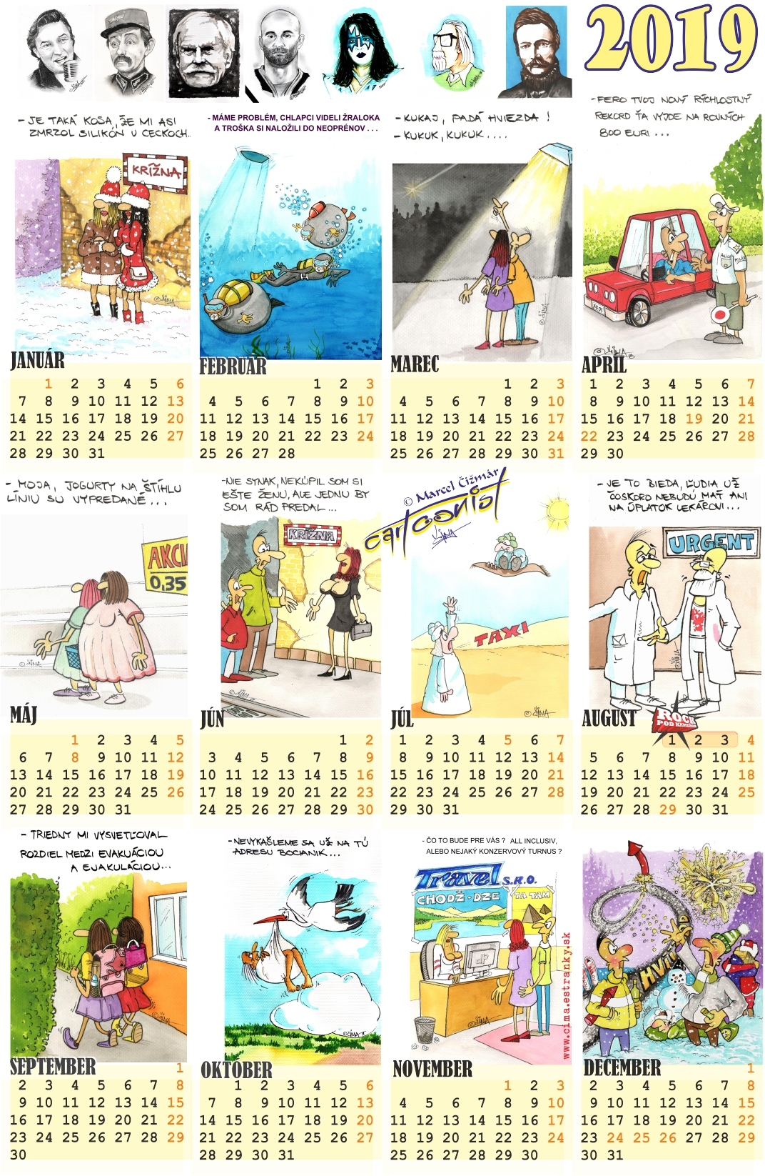 kalendar 2019